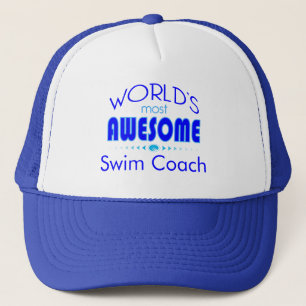 Das Schwimmen-Trainer-Schwimmen-Lehrer der Welt Truckerkappe