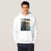 Das schwimmende Gebiet Hoodie (Vorne ganz)