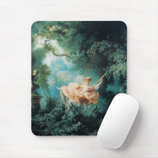 DAS SCHWIMMENDE, grüne Rosa Mousepad (Mit Mouse)