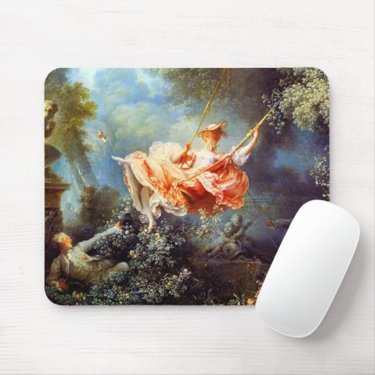 Das Schwingen durch Fragonard Mousepad (Mit Mouse)