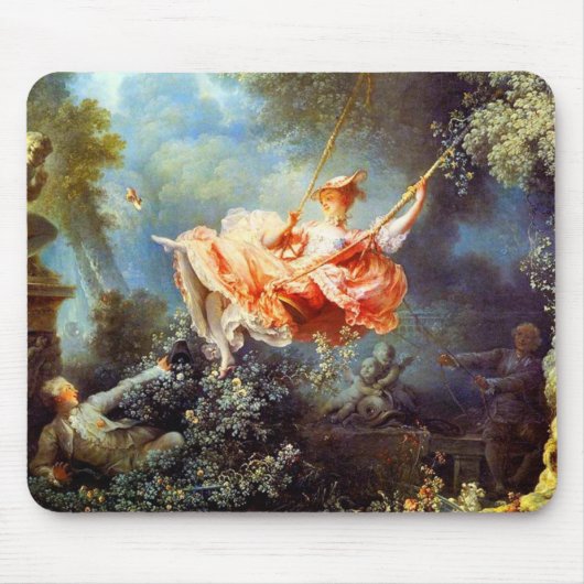 Das Schwingen durch Fragonard Mousepad (Vorne)