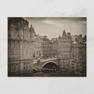 Das Scotsman Hotel und die North Bridge, Edinburgh Postkarte
