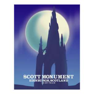 Das Scott Monument, Edinburgh, Schottland Fotodruck