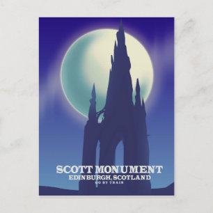 Das Scott Monument, Edinburgh, Schottland Postkarte