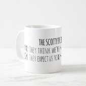 das scotty Dilemma Kaffeetasse (Vorderseite Links)