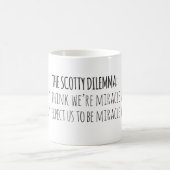 das scotty Dilemma Kaffeetasse (Mittel)