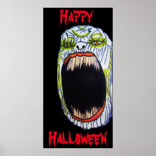 DAS SCREAMING MONSTER Poster (Vorne)
