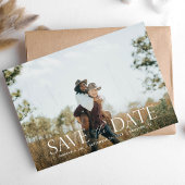 Das Script H Modern 2 Foto Save the Date Einladung
