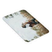 Das Script H Modern 2 Foto Save the Date Magnet (Rechte Seite)