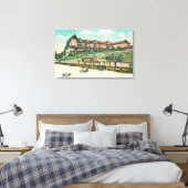 Das Sea Beach Hotel vom Strand Leinwanddruck (Insitu (Schlafzimmer))