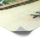 Das Sea Beach Hotel vom Strand Poster (Ecke)