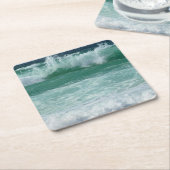 Das Seascape Sea Waves Beach Seaside Rechteckiger Pappuntersetzer (angewinkelt)
