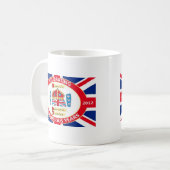 Das sechzigjährige Jubliäum der Königin Kaffeetasse (Vorderseite Links)