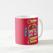 Das sechzigjährige Jubliäum der Königin Kaffeetasse (VorderseiteRechts)