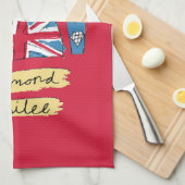 Das sechzigjährige Jubliäum der Königin Küchentuch (Viertel Falte)