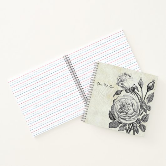 Das Secret Garden Notebook der Rose Notizblock (Innenseite)