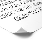 Das Seehaus zitiert 11" x 8,5" Poster (Ecke)