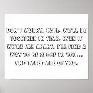 Das Seehaus zitiert 11" x 8,5" Poster