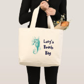 Das Seepferd-Strand-Tasche KRW-Kindes Jumbo Stoffbeutel (Vorderseite (Produkt))