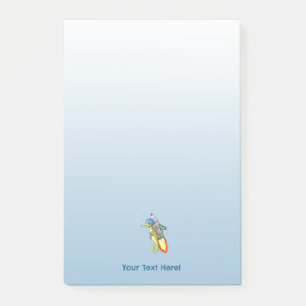 Das Seepferdchen-Jetpack-Fahren Post-it Klebezettel