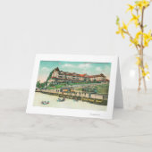 Das Seestrand-Hotel vom Strand Karte (Gelbe Blume)