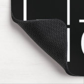 Das Segelflugzeug: Ein universelles Hacker-Emblem Mousepad (Ecke)