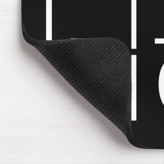 Das Segelflugzeug: Ein universelles Hacker-Emblem Mousepad (Ecke)