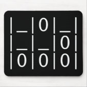 Das Segelflugzeug: Ein universelles Hacker-Emblem Mousepad (Vorne)