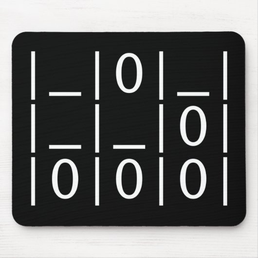 Das Segelflugzeug: Ein universelles Hacker-Emblem Mousepad (Vorne)