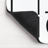 Das Segelflugzeug: Ein universelles Hacker-Emblem Mousepad (Ecke)