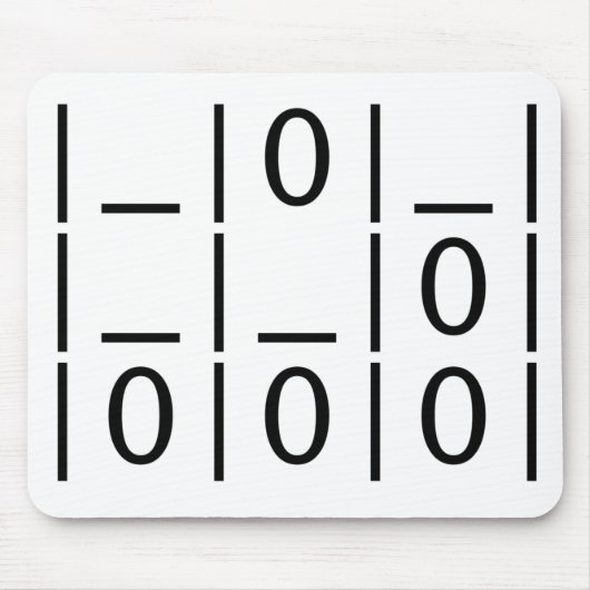 Das Segelflugzeug: Ein universelles Hacker-Emblem Mousepad (Vorne)