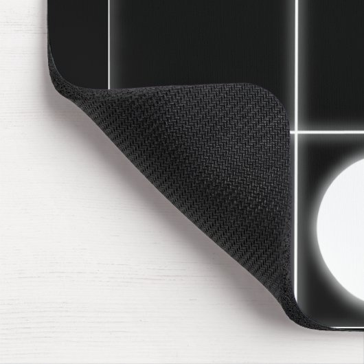 Das Segelflugzeug: Ein universelles Hacker-Emblem Mousepad (Ecke)