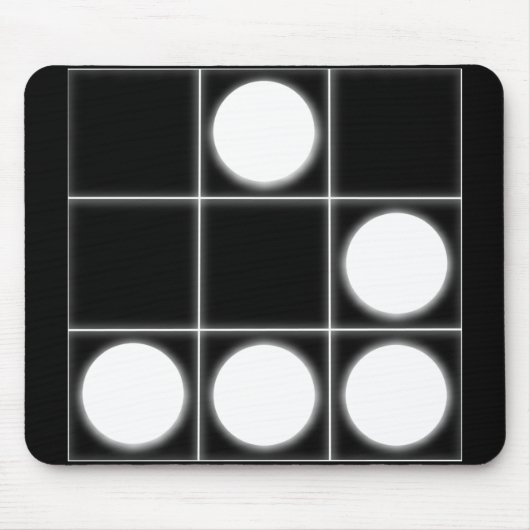 Das Segelflugzeug: Ein universelles Hacker-Emblem Mousepad (Vorne)