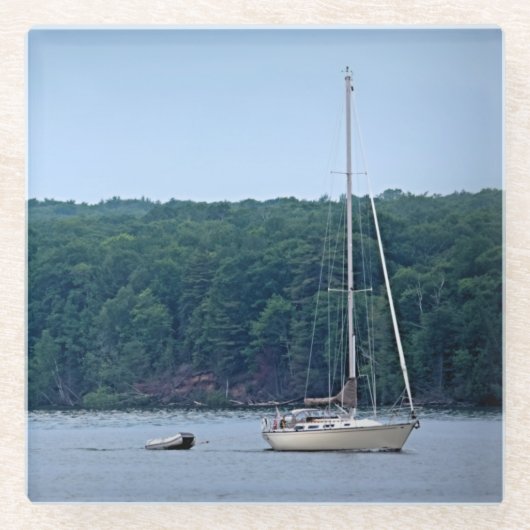 Das Segelleben Glasuntersetzer (Vorderseite)