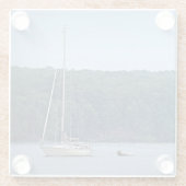 Das Segelleben Glasuntersetzer (Rückseite)