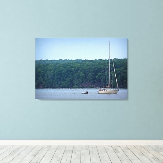 Das Segelleben Leinwanddruck (Insitu (Holzboden))