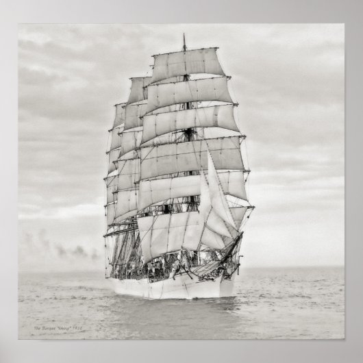 Das Segelschiff "Viking" Poster (Vorne)