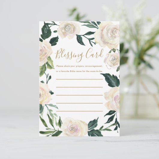 Das Segen der christlichen Mutter Party Blumengebe Begleitkarte (Stehend Vorderseite)