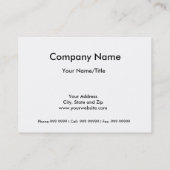 Das Sehen glaubt,/schönes Auge Visitenkarte (Rückseite)