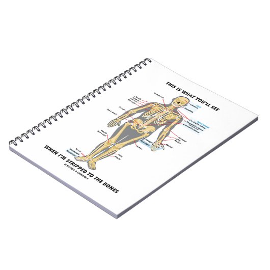 Das sehen Sie, wenn ich an Knochen entzogen werde Notizblock (Linke Seite)