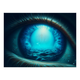 Das sehende Auge der Meerjungfrau Poster