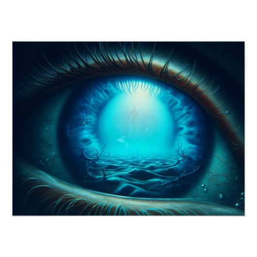 Das sehende Auge der Meerjungfrau Poster (Vorderseite)