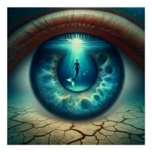 Das sehende Auge - Meerjungfrau  Poster