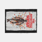 Das Selbstmordplakat Fleecedecke (Vorderseite (Horizontal))