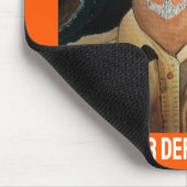 Das Sensei-Gemälde von Alfred Fox Mousepad (Ecke)