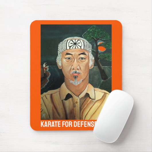 Das Sensei-Gemälde von Alfred Fox Mousepad (Mit Mouse)