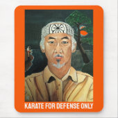 Das Sensei-Gemälde von Alfred Fox Mousepad (Vorne)