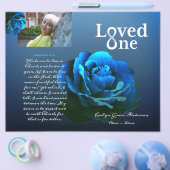 Das Service-Programm für eine Blaue Rose Flyer (Einzeln)