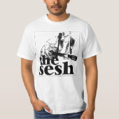 "Das sesh" der Männer Logo-Weiß T-Shirt (Vorderseite)