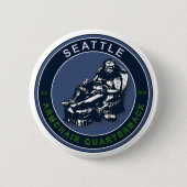 Das Sessel Quarterback ~ Seattle Football Fans Button (Vorderseite)